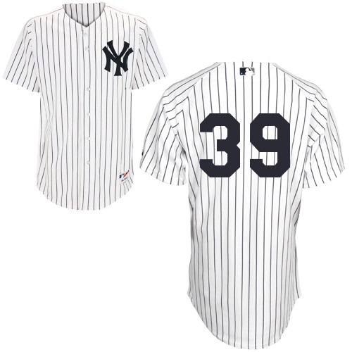 Chase Whitley #39 MLB Jersey-New York Yankees Men's Authentic Home White Baseball Jersey